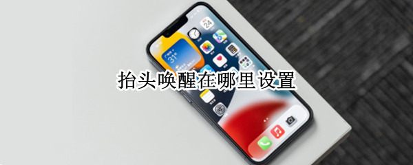 抬头唤醒在哪里设置