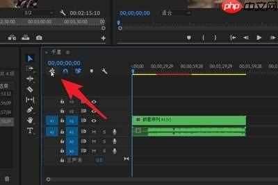 premiere调节视频图像声音不同步怎么办
